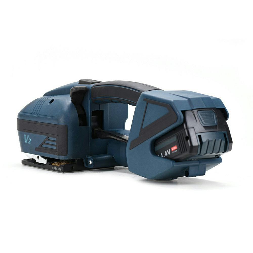 V2电动打包机 手提式全自动捆扎塑钢带PP带热熔免扣塑料带打包器